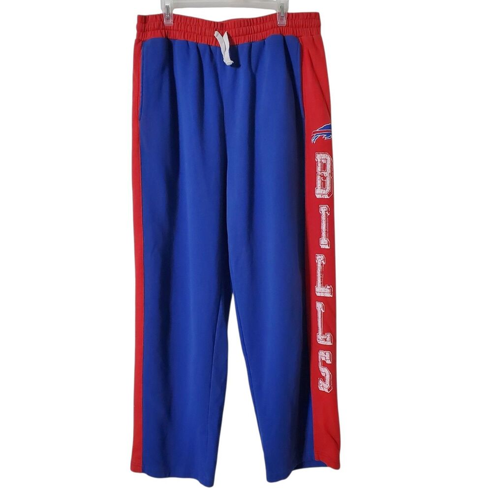 Vintage Buffalo Bills Sweatpants Size XL Blue Red Joggers NFL Football Mens